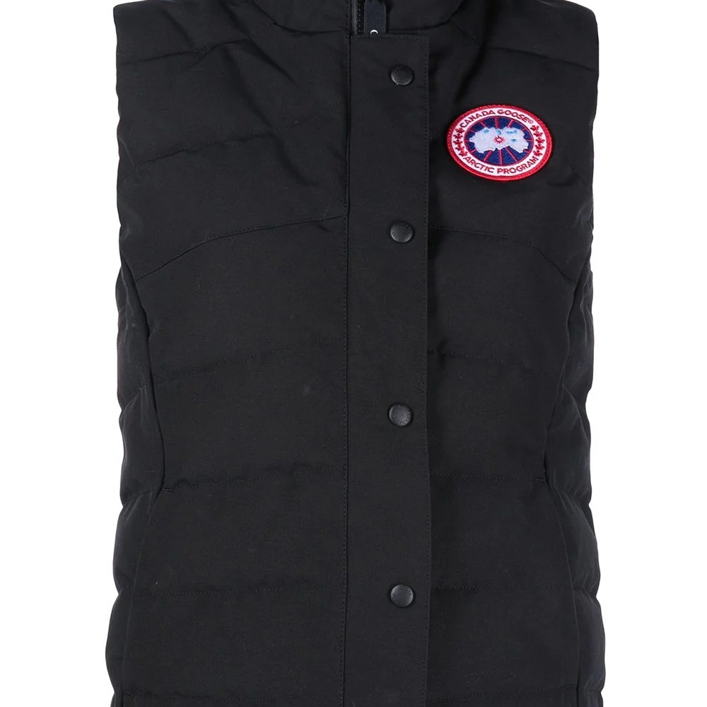 Women's Black Puffer Vest